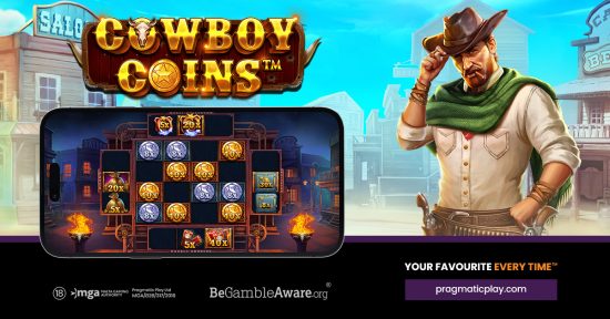 Pragmatic Play’s Latest Online Slot, Cowboy Coins™, Takes Players on a Wild West Adventure